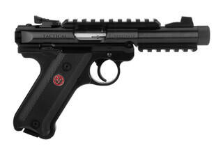 Ruger MKIV Tactical .22LR Pistol with accessory rail and optics rail